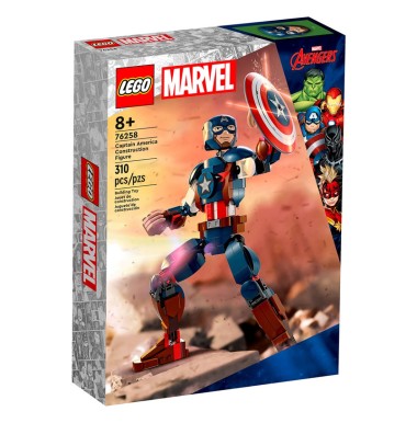 Конструктор LEGO Super Heroes 76258 "Сборная фигура Капитан Америка"