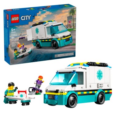 Конструктор LEGO CITY 60451 "Скорая помощь"