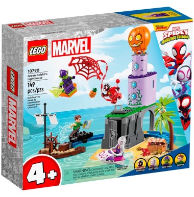 Конструктор LEGO Super Heroes 10790 "Команда пауков на маяке Зеленого Гоблина"