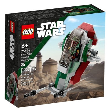 Конструктор LEGO STAR WARS 75344 "Микрофайтеры: Звездолет Бобы Фетта "
